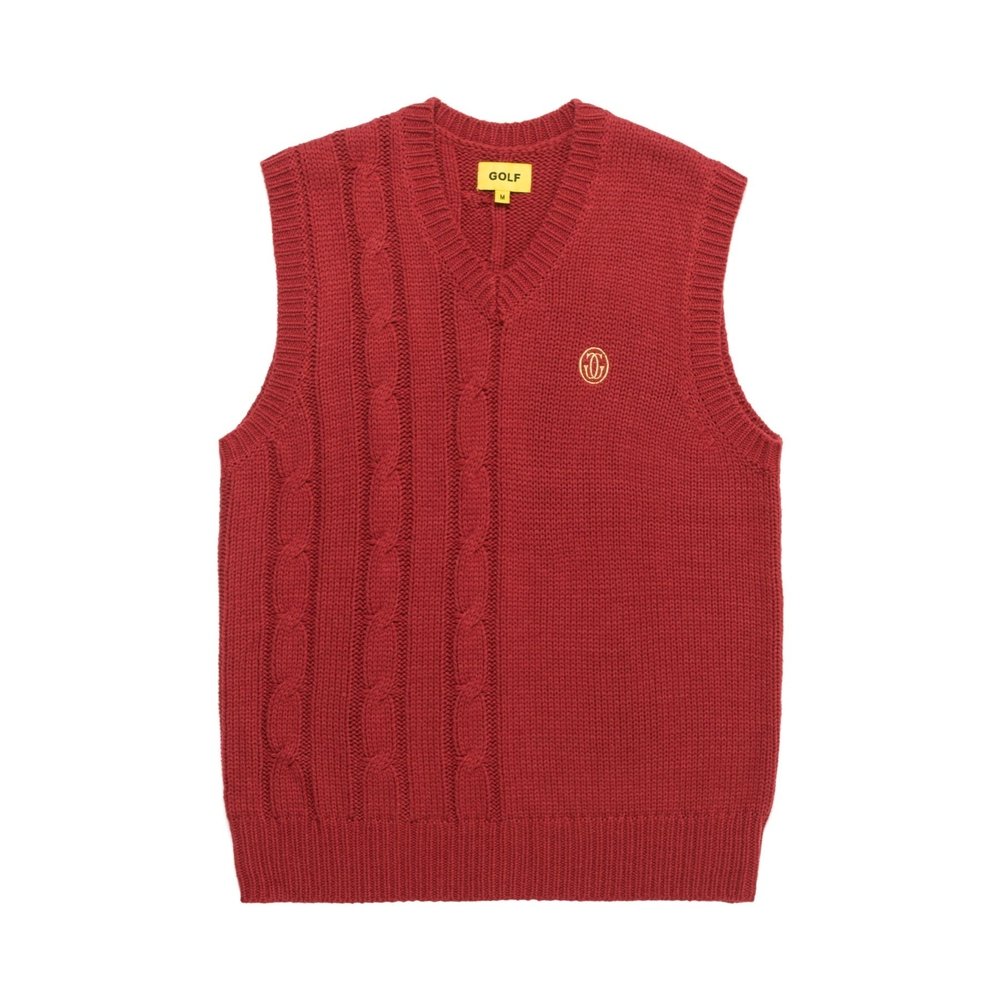 GRAND LOGO SPLIT CABLE VEST