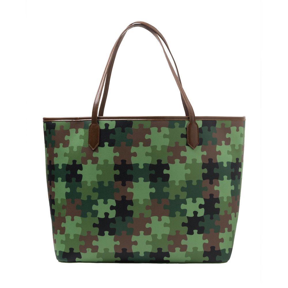 PUZZLE CAMO TOTE BAG