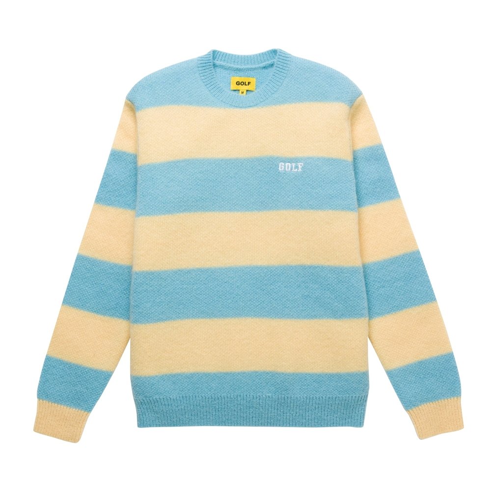 MOHAIR STRIPED SWEATER