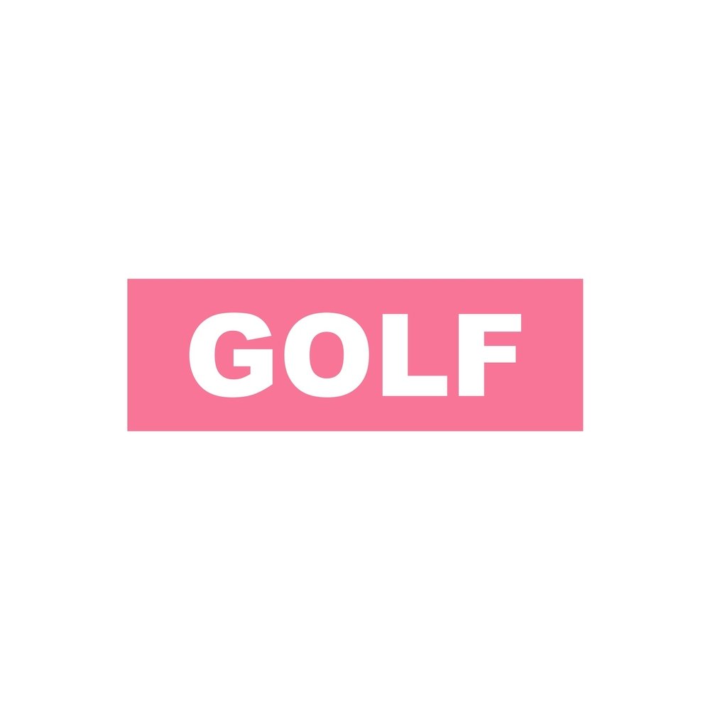 GOLF LOGO STICKER