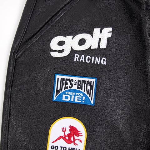 Golf Wang GOLF RACING HAZARD LEATHER PANT - Colorway