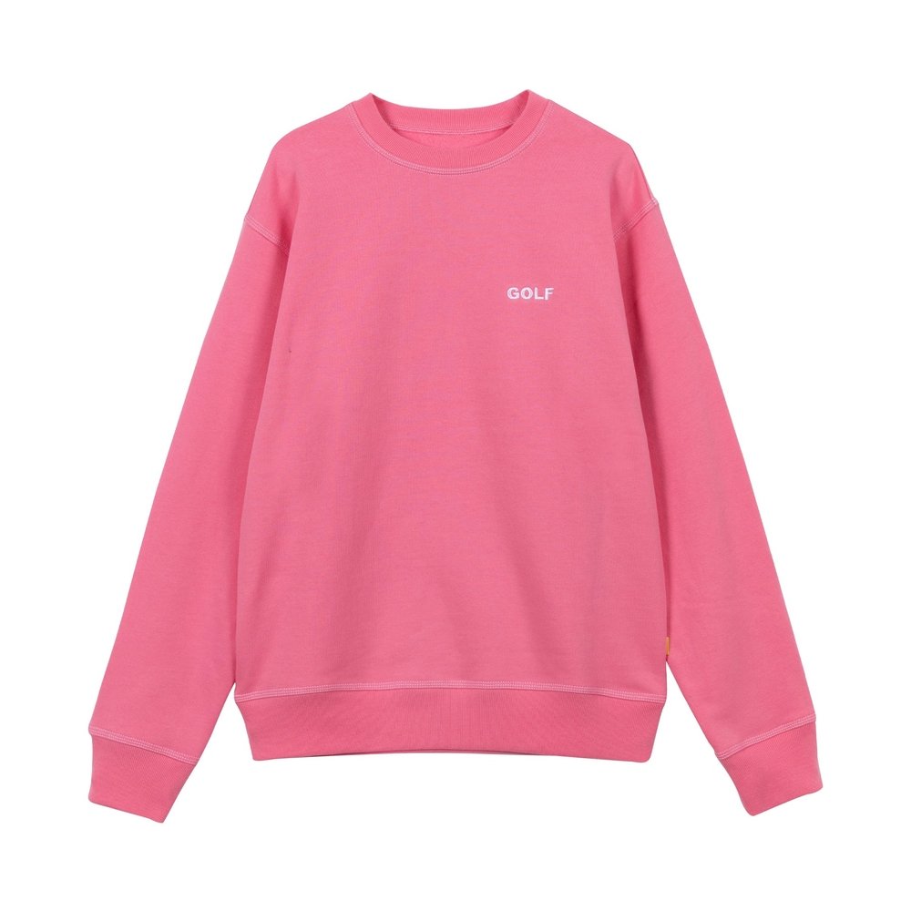 CONTRAST STITCH MINI LOGO CREWNECK