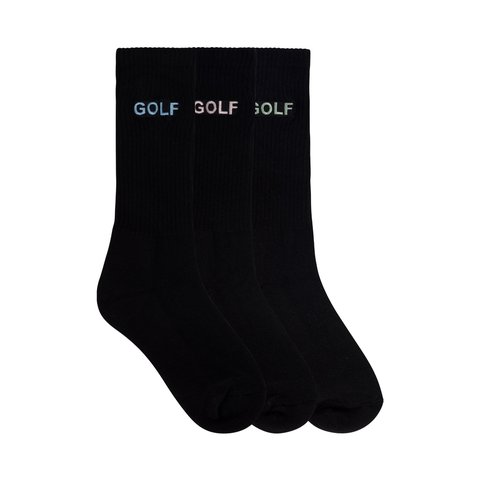 Golf Wang LOGO SOCKS 3PK - $35.00