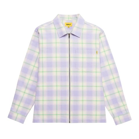 Golf Wang PLAID FLANNEL ZIP JACKET - $160.00