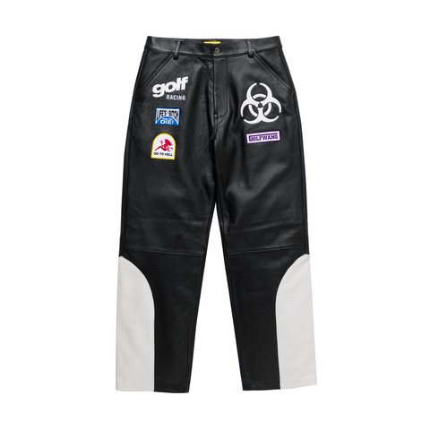 Golf Wang GOLF RACING HAZARD LEATHER PANT - Colorway
