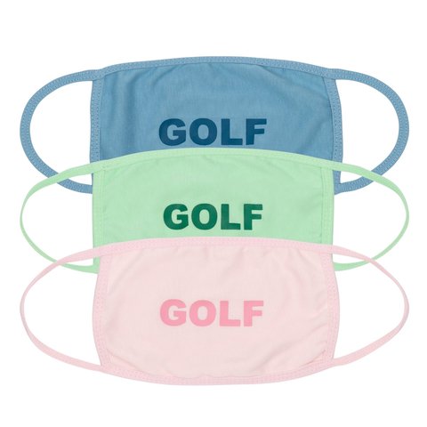 Golf Wang GOLF FACE MASK 3PK - $30.00