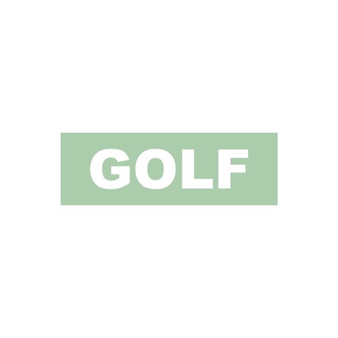 Golf Wang LOGO STICKER - Colorway