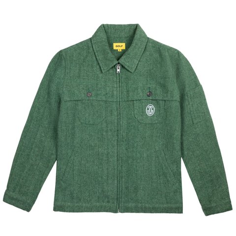 WOOL HERRINGBONE WORK JACKET