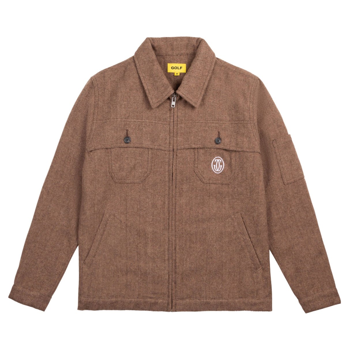 Golf Wang WOOL HERRINGBONE WORK JACKET (fall/winter) - $160.00