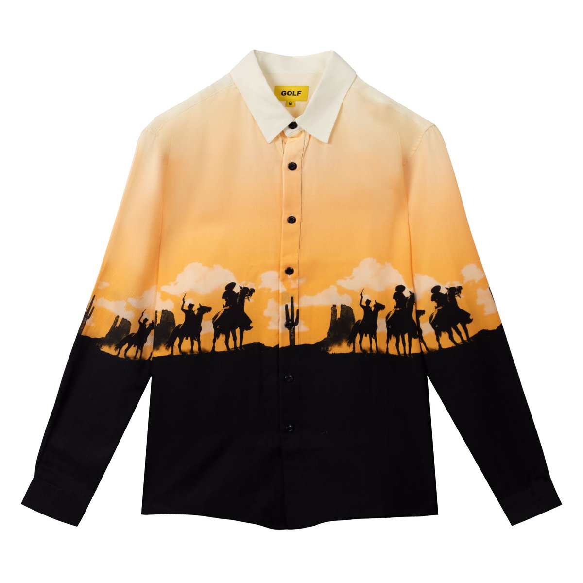 Golf Wang SUNSET LONG SLEEVE SHIRT (fall/winter) - $110.00