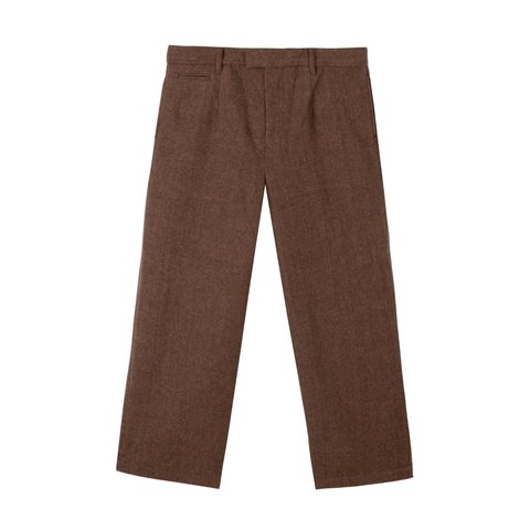 WOOL HERRINGBONE TROUSER