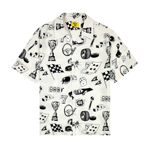 ARTIFACTS RAYON BUTTON UP BY +44 X GOLF WANG