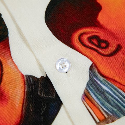 Golf Wang BARBERSHOP RAYON BUTTON UP - Colorway