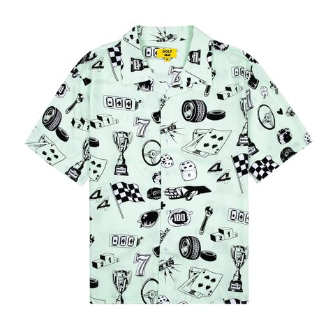 ARTIFACTS RAYON BUTTON UP BY +44 X GOLF WANG