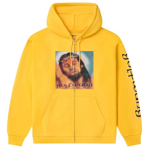 Golf Wang FORSAKEN ZIP-UP HOODIE by GOLF WANG - $128.00