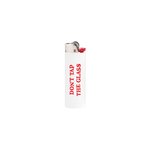 GLASS LIGHTER - WHITE