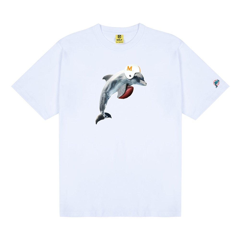 DOLPHINS CUTOUT TEE