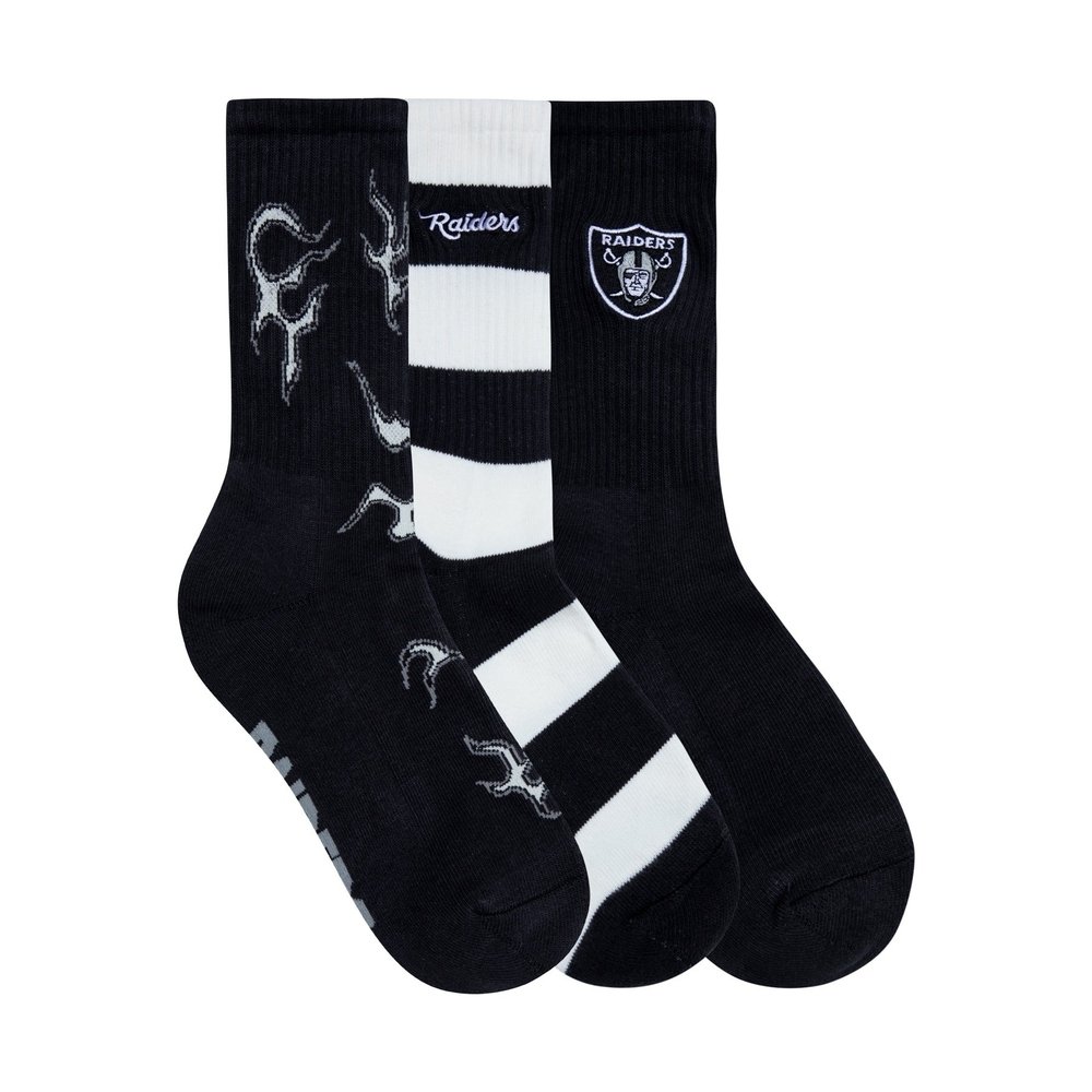 RAIDERS 3PK SOCKS