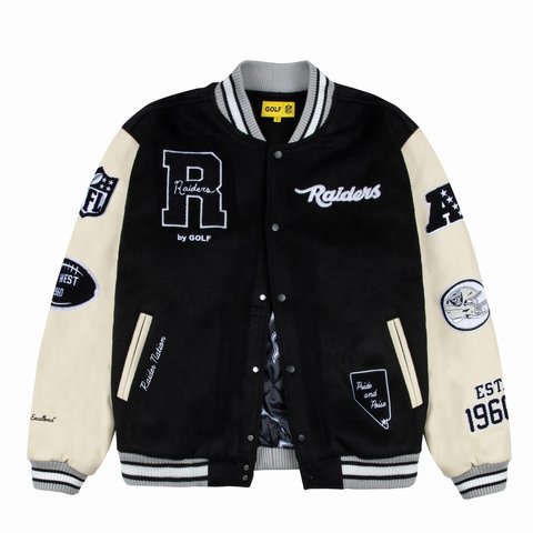 Golf Wang RAIDERS LETTERMAN JACKET - $350.00