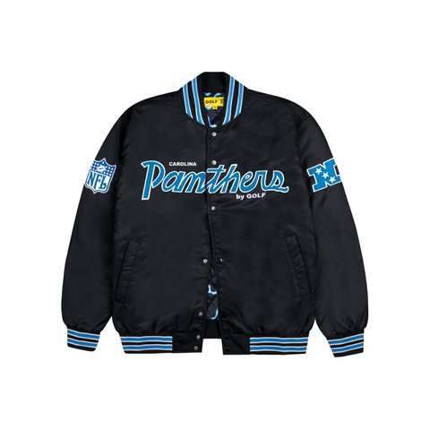 Golf Wang PANTHERS SATIN BOMBER JACKET - $180.00