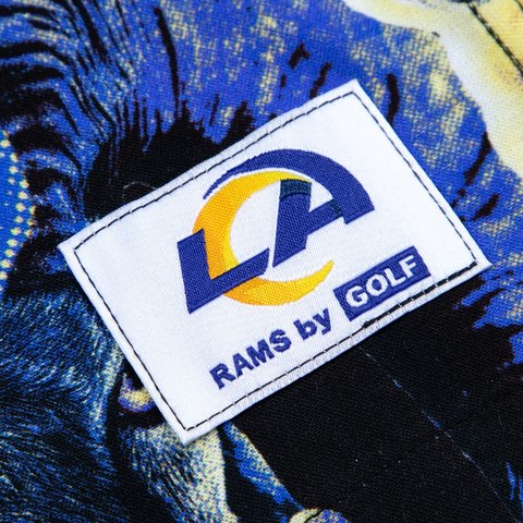 Golf Wang RAMS RAYON BUTTON UP - Colorway