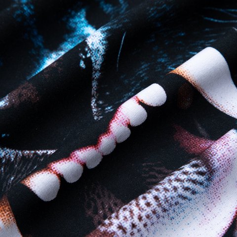 Golf Wang PANTHERS RAYON BUTTON UP - Colorway