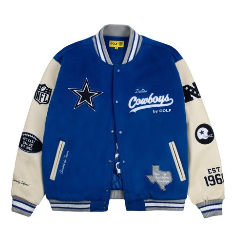 Golf Wang COWBOYS LETTERMAN JACKET - Colorway