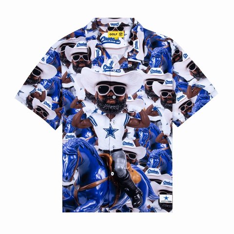 Golf Wang COWBOYS RAYON BUTTON UP - $120.00