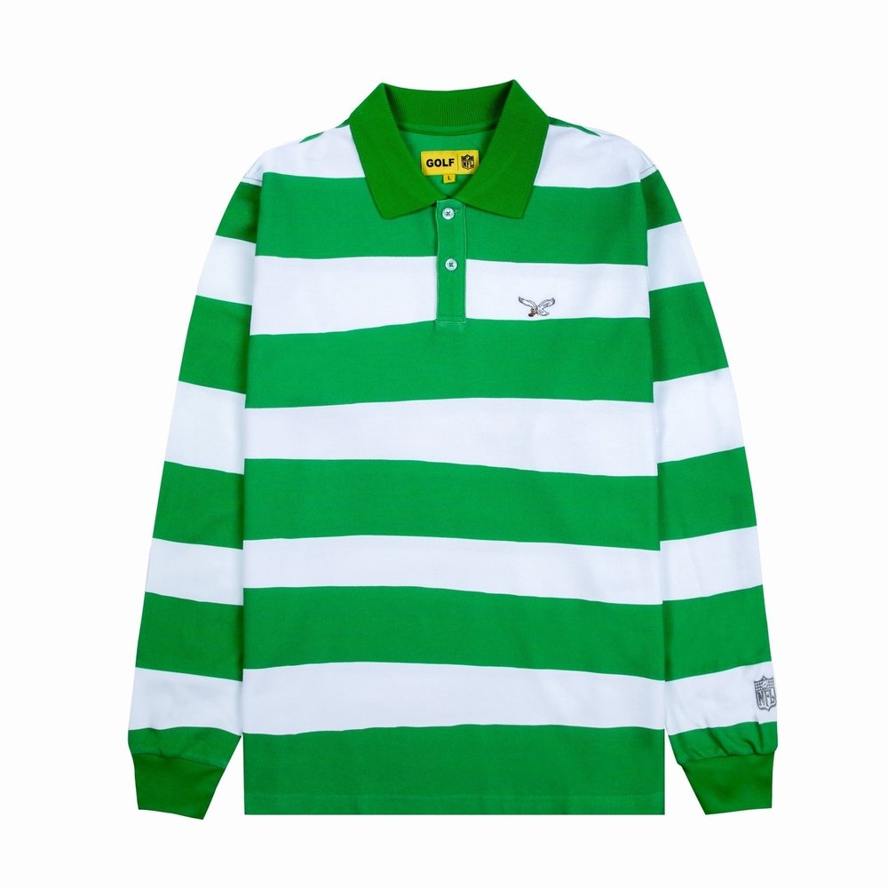 EAGLES LONG SLEEVE POLO
