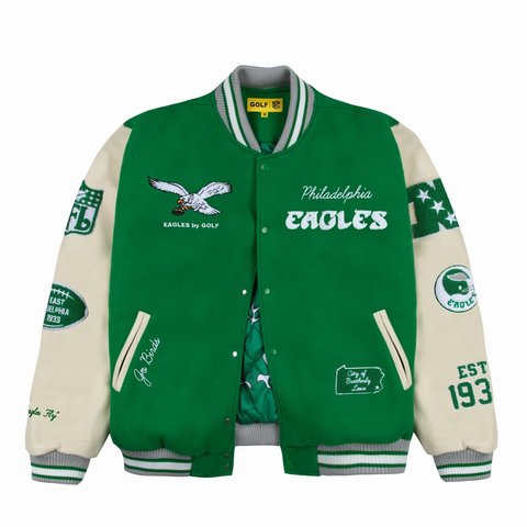 Golf Wang EAGLES LETTERMAN JACKET - Colorway