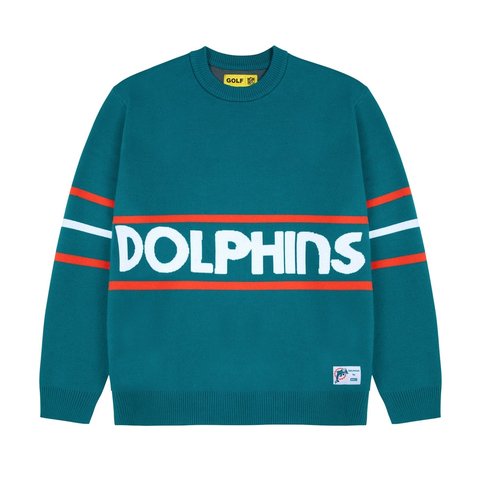 Golf Wang DOLPHINS JACQUARD SWEATER - $150.00