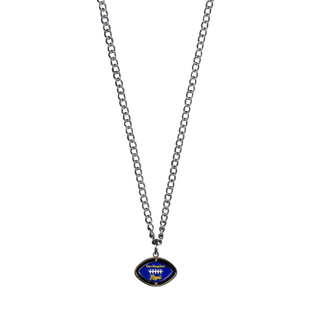 RAMS SPINNING FOOTBALL NECKLACE