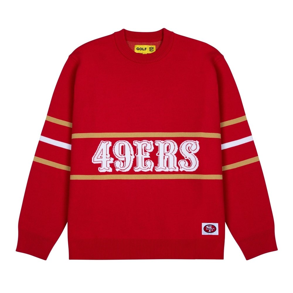 49ERS JACQUARD SWEATER