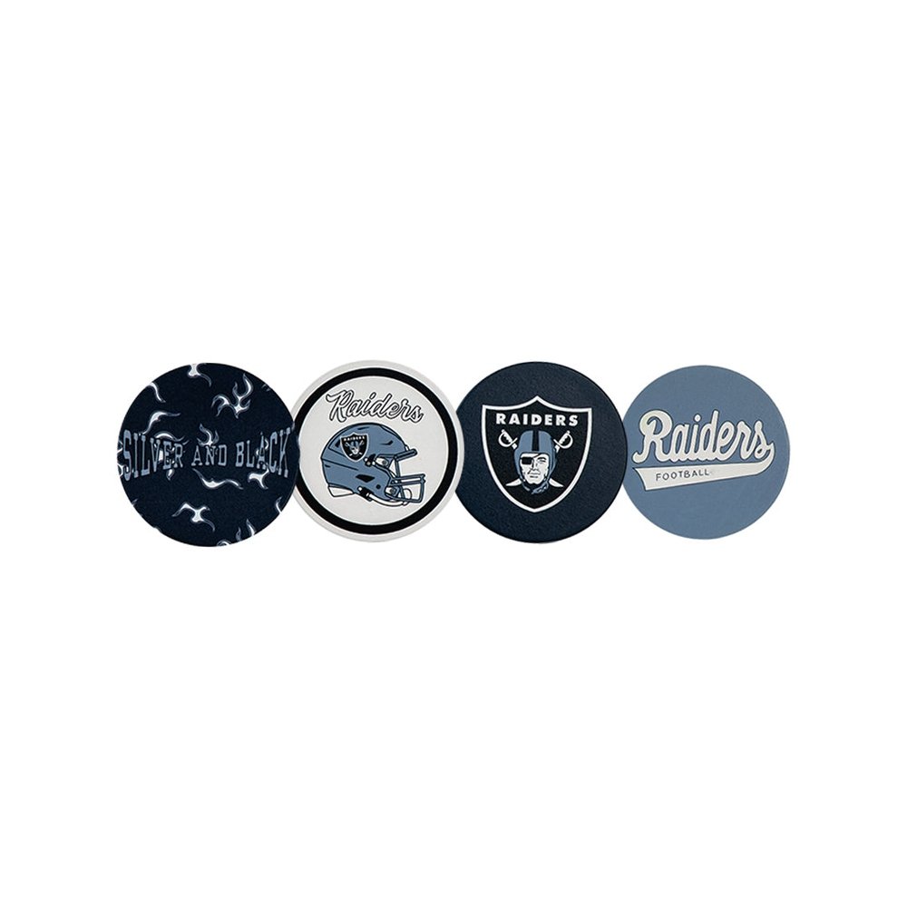 4PK RAIDERS COASTERS