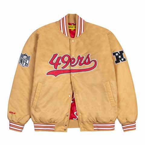 Golf Wang 49ERS SATIN BOMBER JACKET - Colorway