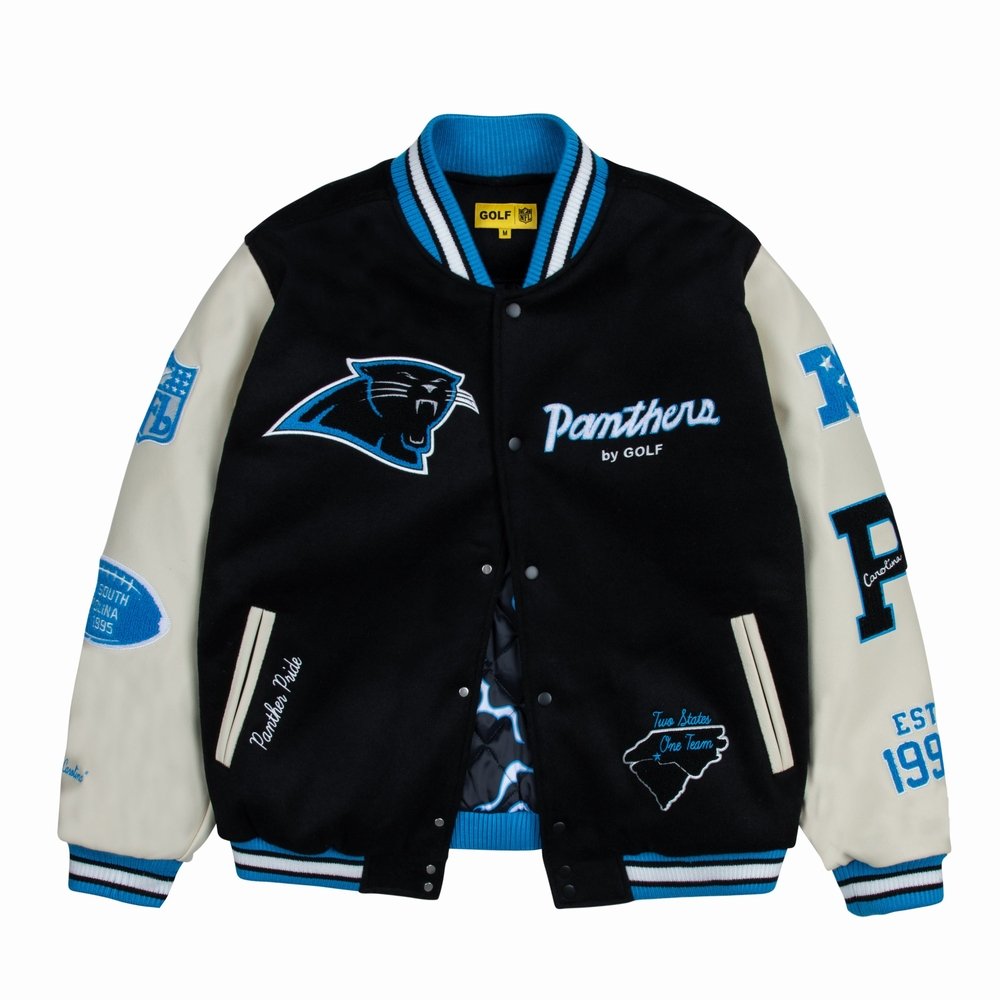 PANTHERS LETTERMAN JACKET