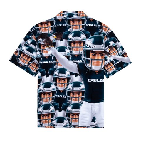 Golf Wang EAGLES RAYON BUTTON UP - Colorway