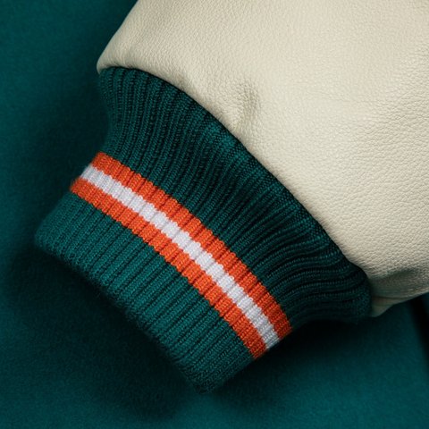 Golf Wang DOLPHINS LETTERMAN JACKET - Colorway