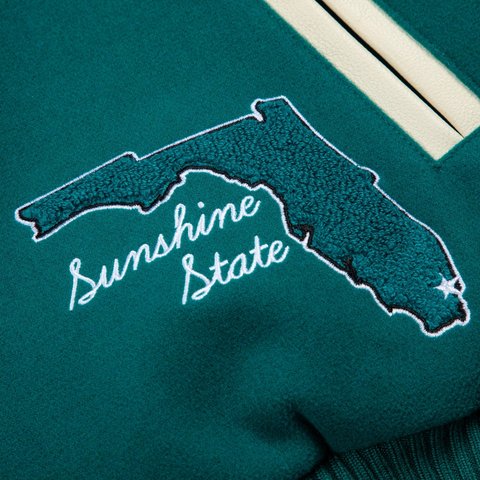 Golf Wang DOLPHINS LETTERMAN JACKET - Colorway