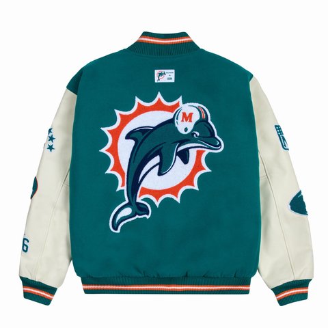 Golf Wang DOLPHINS LETTERMAN JACKET - Colorway