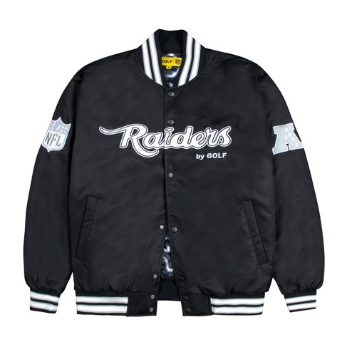 Golf Wang RAIDERS SATIN BOMBER JACKET - $180.00