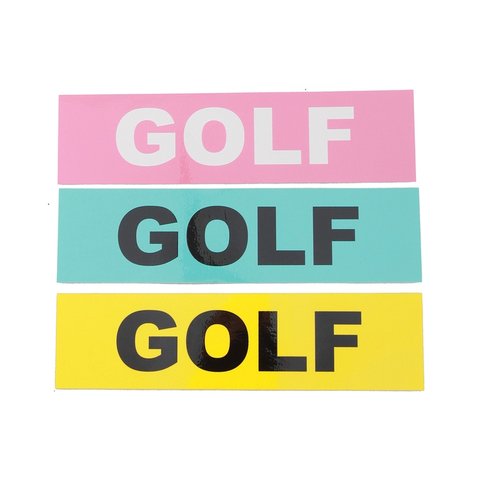 GOLF STICKER PACK BIG 8.5" X 2.25"