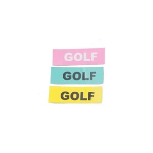 "GOLF" STICKER PACK SMALL 3" X 1"