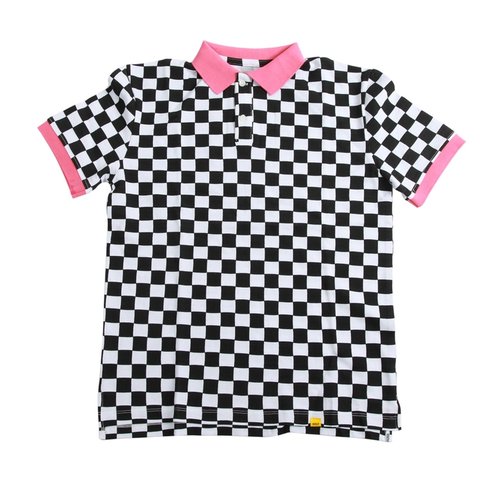 FLOG GNAW CHECKERED POLO
