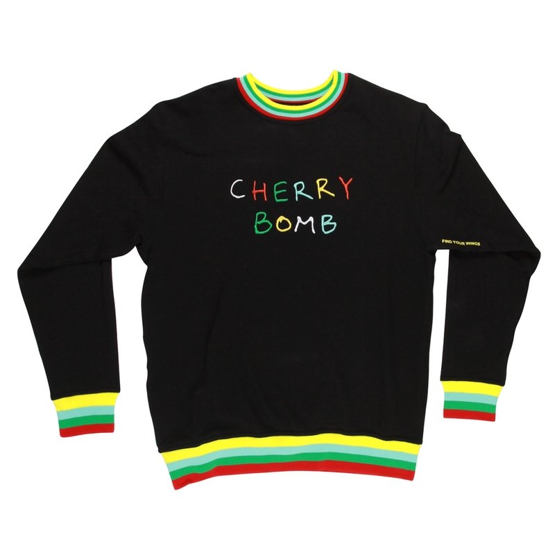 CHERRY BOMB RAINBOW CREWNECK