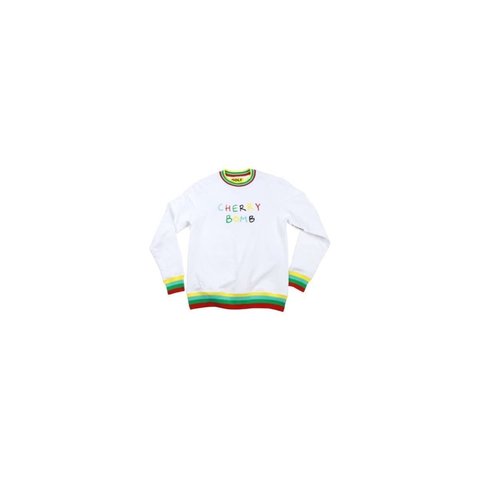 Golf Wang CHERRY BOMB RAINBOW CREWNECK - $80.00