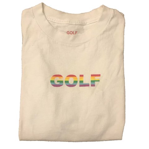 Golf Wang RAINBOW GOLF PRIDE TEE - $30.00