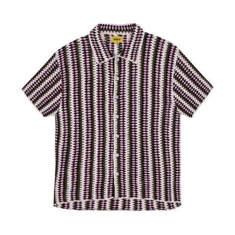 Golf Wang CROCHET CAMP SHIRT - Colorway