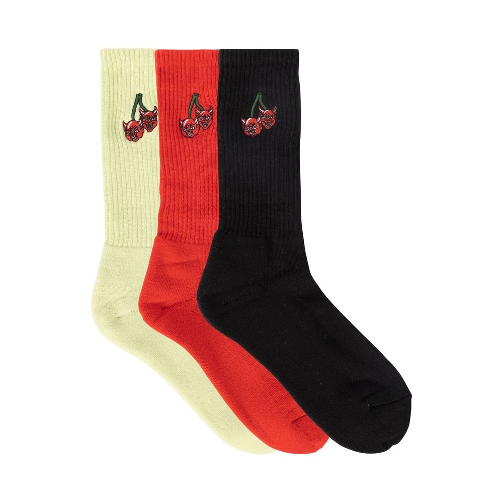 DEVIL CHERRY SOCK 3PK
