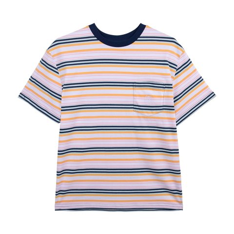 Golf Wang GRAND LOGO STRIPED POCKET TEE - $80.00